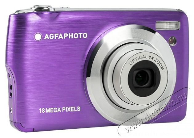 AgfaPhoto Agfa DC8200 kompakt digitális lila fényképezőgép Fényképezőgép / kamera - Kompakt fényképezőgép - Normál tudású kompakt - 466696
