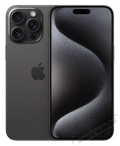 Apple iPhone 15 Pro Max 6,7 5G 8/256GB fekete titán okostelefon Mobil / Kommunikáció / Smart - Okostelefon - iOS - 494887