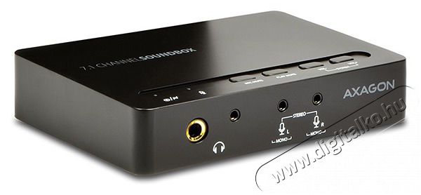 Axagon ADA-71 USB 7.1 Audio adapter Iroda és számítástechnika - Számítógép tartozék - Hangkártya - 391147