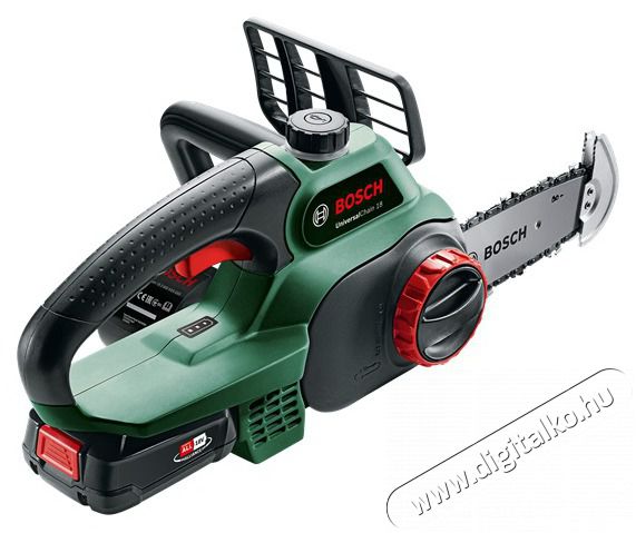 Bosch 06008B8000 Chain Saw UniversalChain 18 akkumulátoros láncfűrész Háztartás / Otthon / Kültér - Kültér / kerti termék / grill - Láncfűrész - 386180