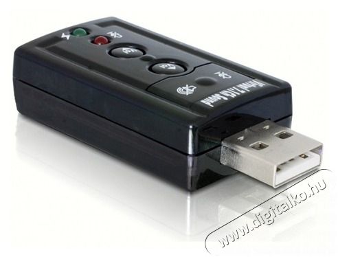 Delock 61645 7.1 USB hangkártya Iroda és számítástechnika - Számítógép tartozék - Hangkártya - 410012