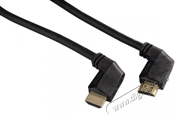Hama TL High Speed HDMI Kábel Ethernettel, 90fok, 3,0M Tv kiegészítők - Kábel / csatlakozó - Hdmi kábel - 303555