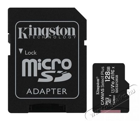 Kingston SDCS2 128GB MEMÓRIAKÁRTYA Memória kártya / Pendrive - MicroSD / MicroSDHC kártya - 365945