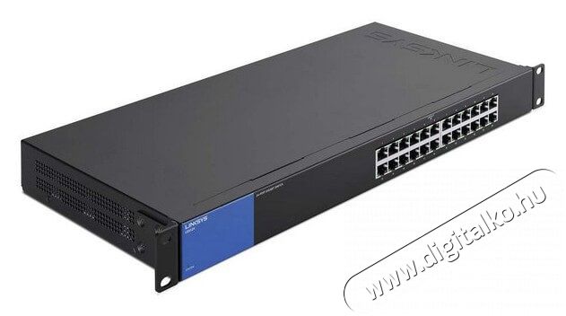 Linksys SMB LGS124 24port 10/100/1000Mbps LAN nem menedzselhető Switch Iroda és számítástechnika - Hálózat - Switch - 326053