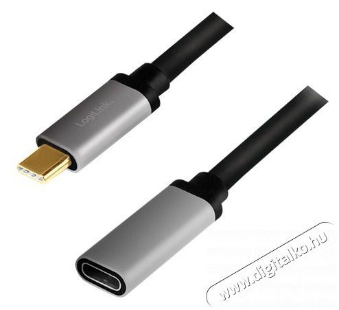LogiLink CUA0105 50cm USB 3.2 Gen2 Type-C apa - anya kábel Mobil / Kommunikáció / Smart - Tablet / E-book kiegészítő, tok - Kábel - 398530