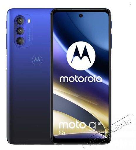 Motorola Moto G51 6,8" 5G 4/64GB DualSIM (Horizon Blue) kék okostelefon Mobil / Kommunikáció / Smart - Okostelefon - Android - 462192
