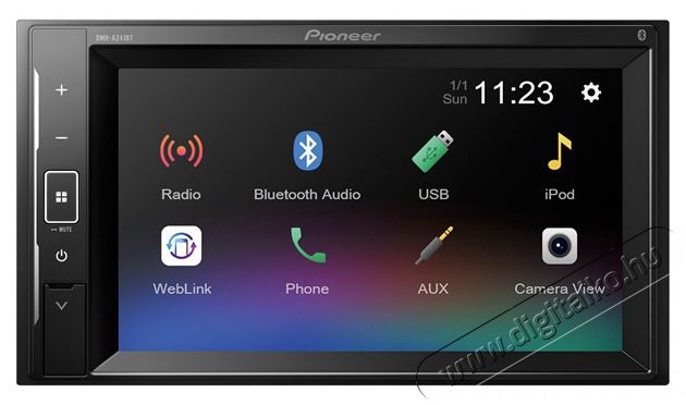 Pioneer DMH-A241BT 6,2" USB/Bluetooth multimédiás érintőképernyős fejegység Autóhifi / Autó felszerelés - Autórádió fejegység - Autórádió fejegység - 404306