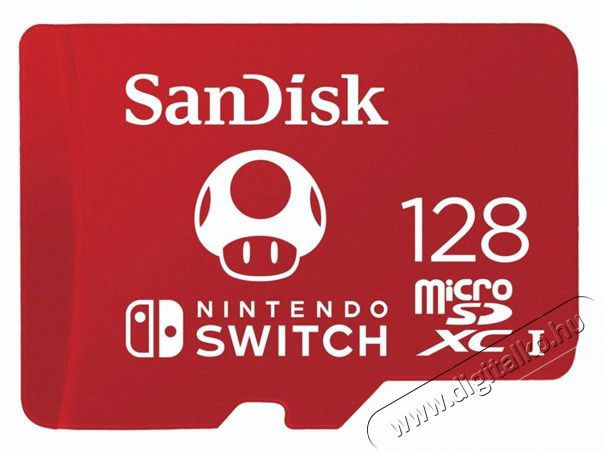 SanDisk 128GB SD micro (SDXC Class 10 UHS-I U3) Nintendo Switch memória kártya Memória kártya / Pendrive - SD / SDHC / SDXC kártya - 443888