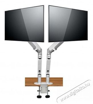 SPIRE CG-UGOZ-2S -27 VESA 100x100 Dual asztali monitor tartó konzol Tv kiegészítők - Fali tartó / konzol - Asztali tartó - 460669
